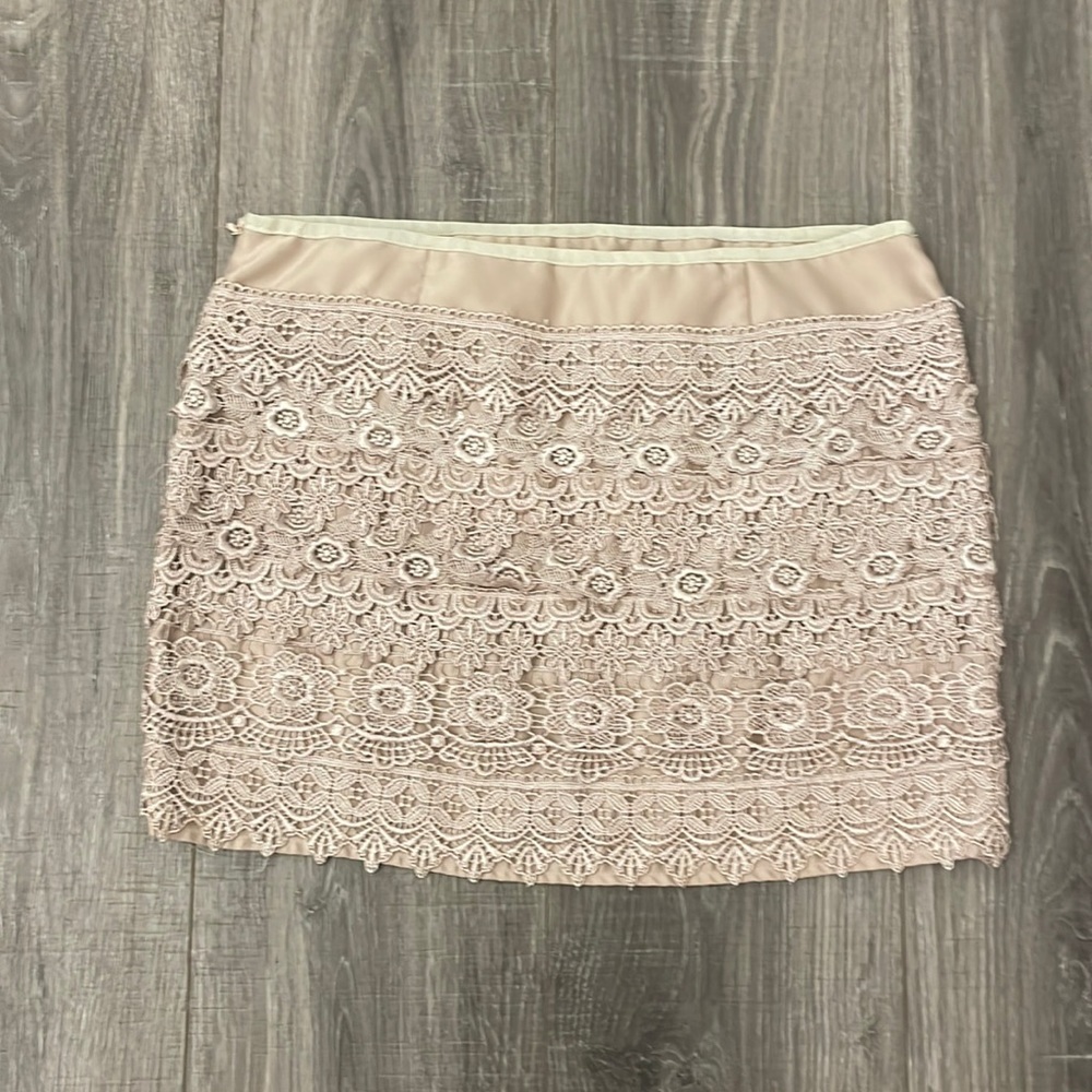 Lace Mini Skirt